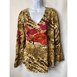 Choices Woman Shirt Plus Size 2X Fall Eclectic Artsy Autumn Art To Wear Unique